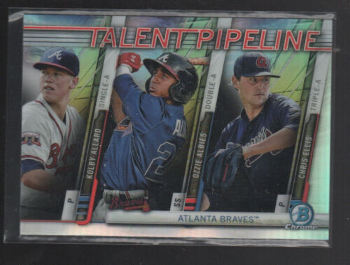 2015 Bowman Chrome Ozzie Albies Black Asia Refractor 1st 2015 Bowman Chrome Ozzie Albies Black Asia Refractor 1st