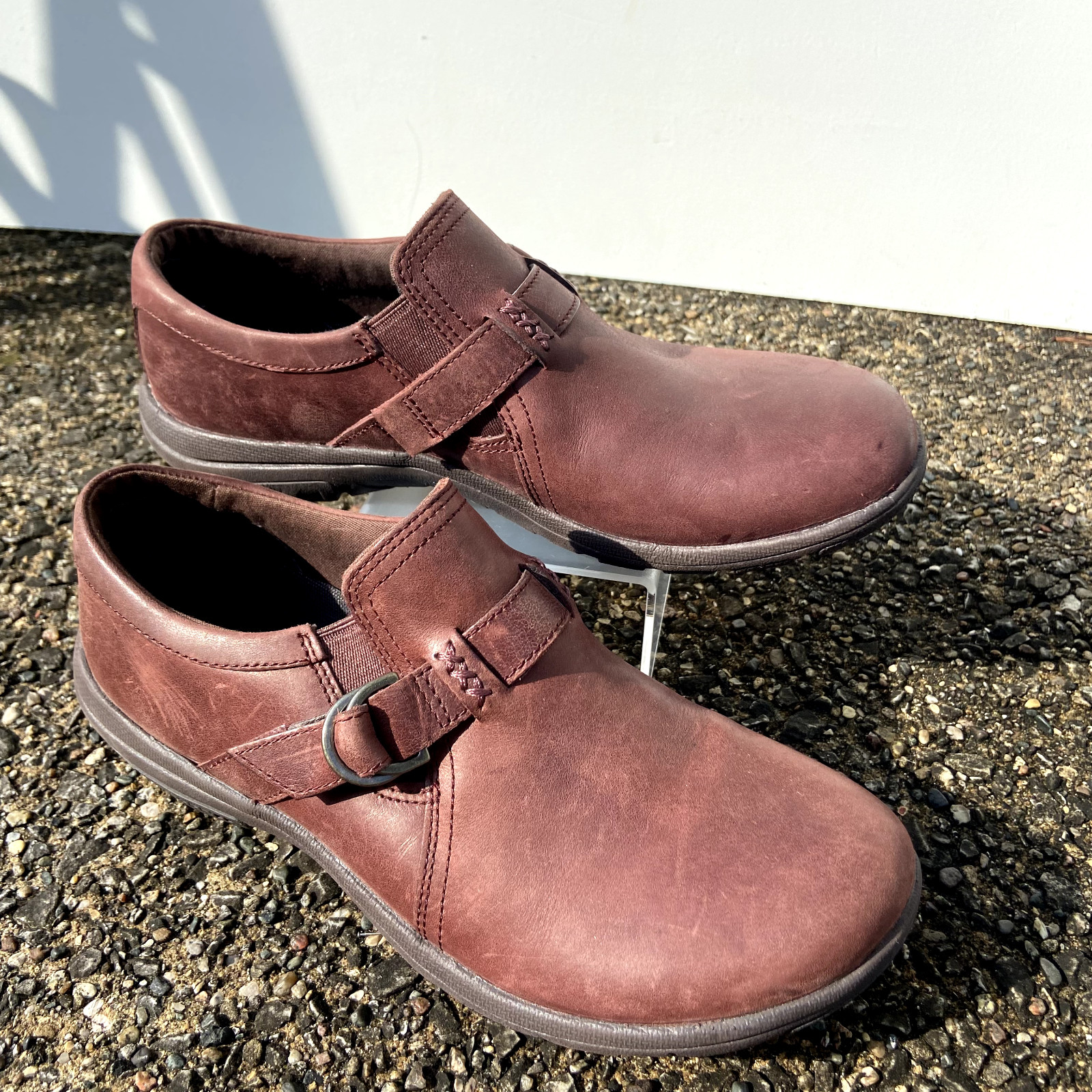 Merrell Dassie Stitch Buckle Womens Casual Shoes Brown US Size