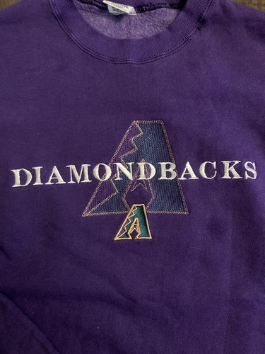 Vintage Starter MLB Arizona Diamondbacks Purple Crewneck Mens XL - 第 4/11 張圖片