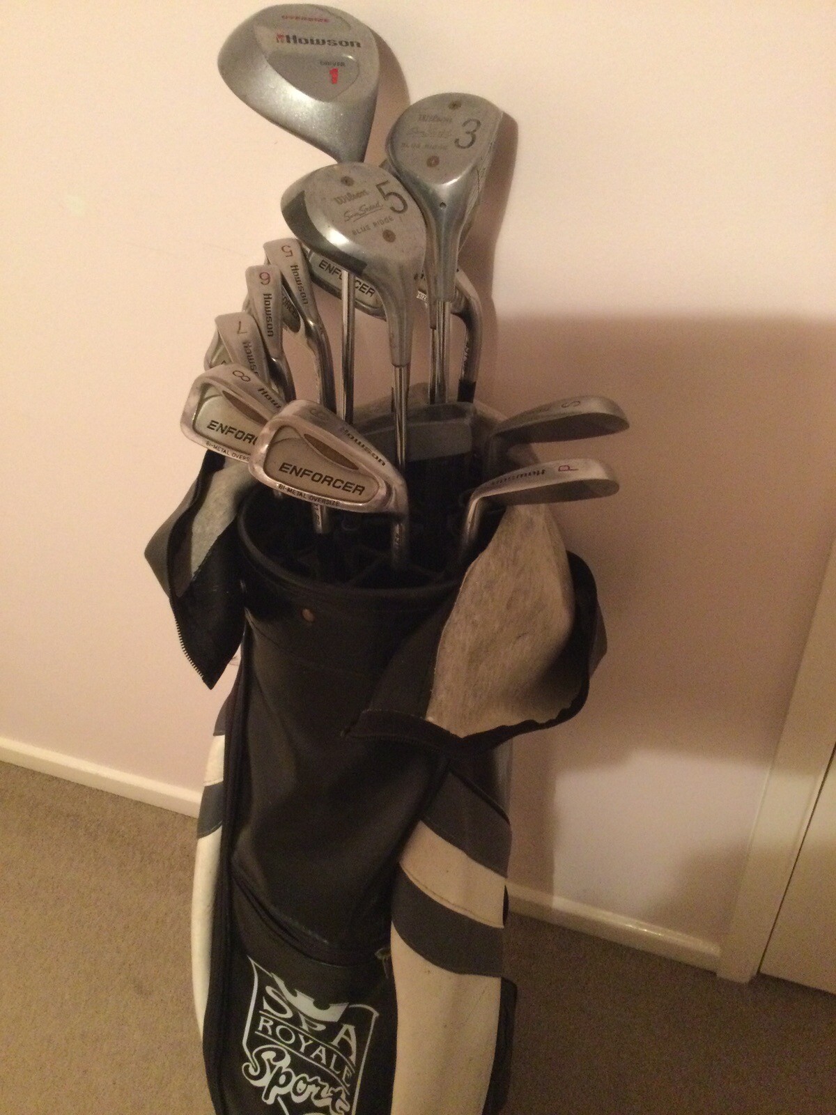 Used full set golf clubs and bag eBay