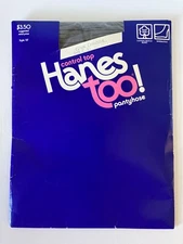 Control top Hanes too pantyhose Size CD color-charcoal  Style 137