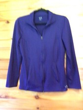 Champion Women  s Light Weight Zip-Up Casual Windbreaker Jacket   Blue Small