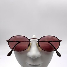 Vintage Marcolin Village 6241 Red Purple Oval Sunglasses Italy FRAMES ONLY