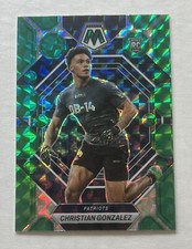 2023 Panini Mosaic CHRISTIAN GONZALEZ RC #300 Green Prizm💥💥💥