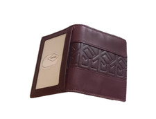 Porte-cartes FOSSIL Trifold 1395 En Cuir Marron - 3 Volets, Compact Et élégant