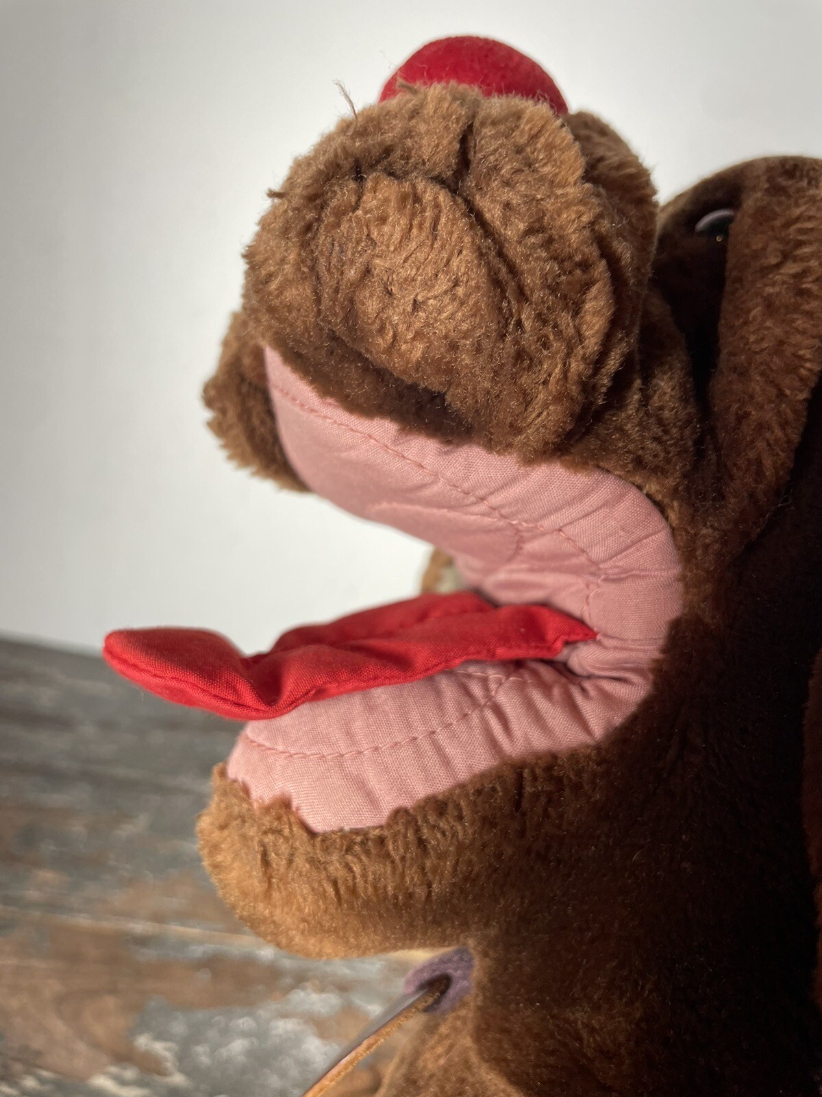 Vintage Wrinkles Ganz Bros 1981 18” Plush Brown Dog Hand Puppet eBay