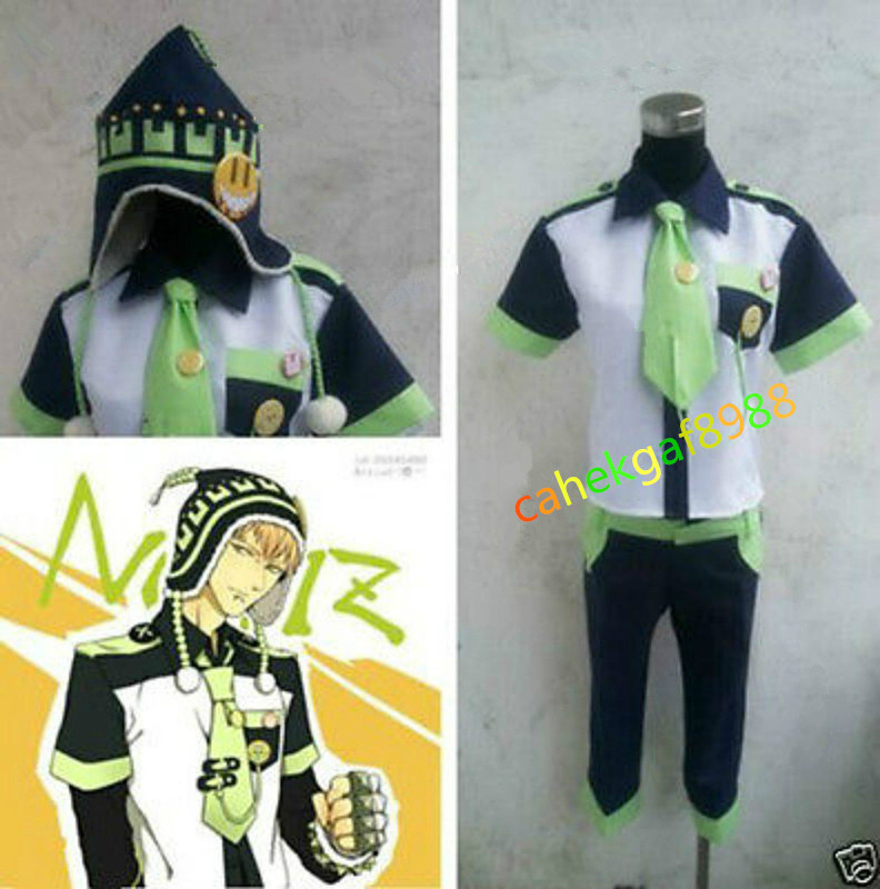 HOT SELL! DRAMAtical Murder DMMD Seragaki Noiz Cosplay Costume