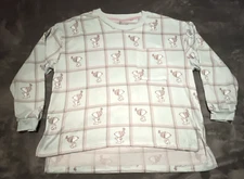 Peanuts Snoopy Peanuts Worldwide LLC 2023 Teal and Pink Shirt Size M (8-10)