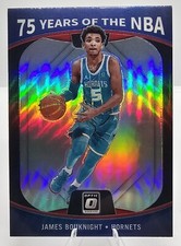 2021-22 James Bouknight Panini Donruss Optic 75 Years of the NBA Rookie #47