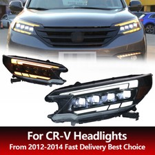 Upgrade Pair Led Headlights For Honda CR-V 2012-2014 Laser Projector DRL Lamps