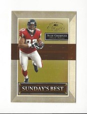 2007 Donruss Classics Sunday's Best Gold #8 Alge Crumpler Falcons /100 