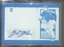2015 Panini Contenders Rookie Printing Plate Autograph #10 Kyle Tucker No 1 of 1