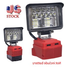 LED Work Light For Milwaukee For M18 Flashlight Work Light 18 LED Battery