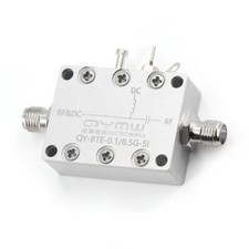 QY-BTE-0.1/8.5G-SI 0.1-8.5GHz Bias Tee RF Coaxial DC Block Aluminum Alloy Shell