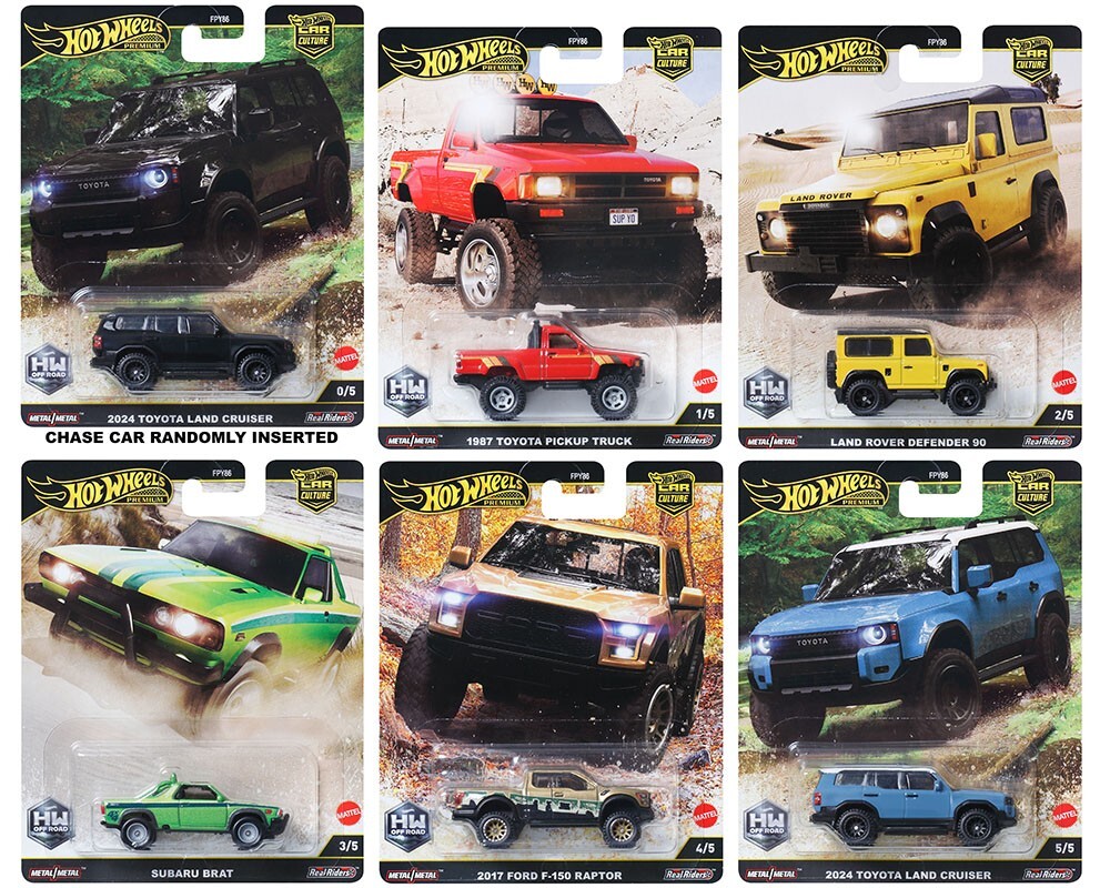 HotWheels CarCulture Toyota ５台セット Hot Wheels HW Off Road 5 Piece Set Car Culture Series
