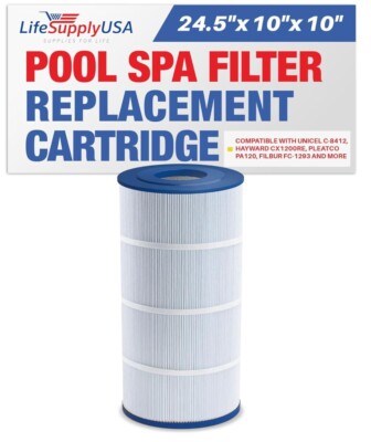 LifeSupplyUSA Pool Filter Cartridge for Hayward Star Clear Plus ER451