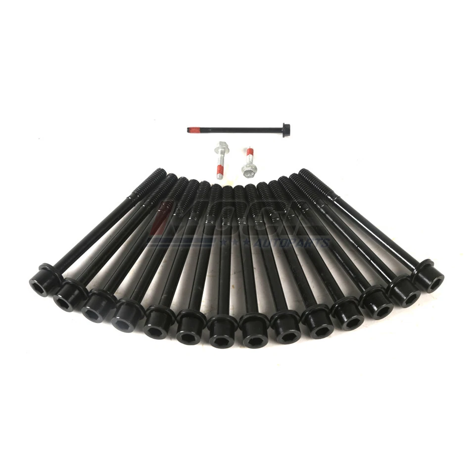 Комплект болтов с прокладкой головки 6 подходит для 04–06 GMC Canyon Chevrolet Colorado Hummer H3 3,5 л - Изображение 3 из 4