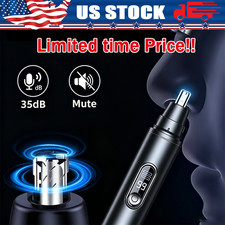 Ear Nose Hair Trimmer with LED indicator USB Rechargeable Water Resistant LOT