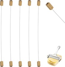 5-Pack Stainless Steel Cheese Slicer Cutter Replacement Wires, Compatible Wit...
