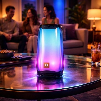JBL Pulse 4 Wireless Portable Speaker - Black (JBLPULSE4BLKAM)