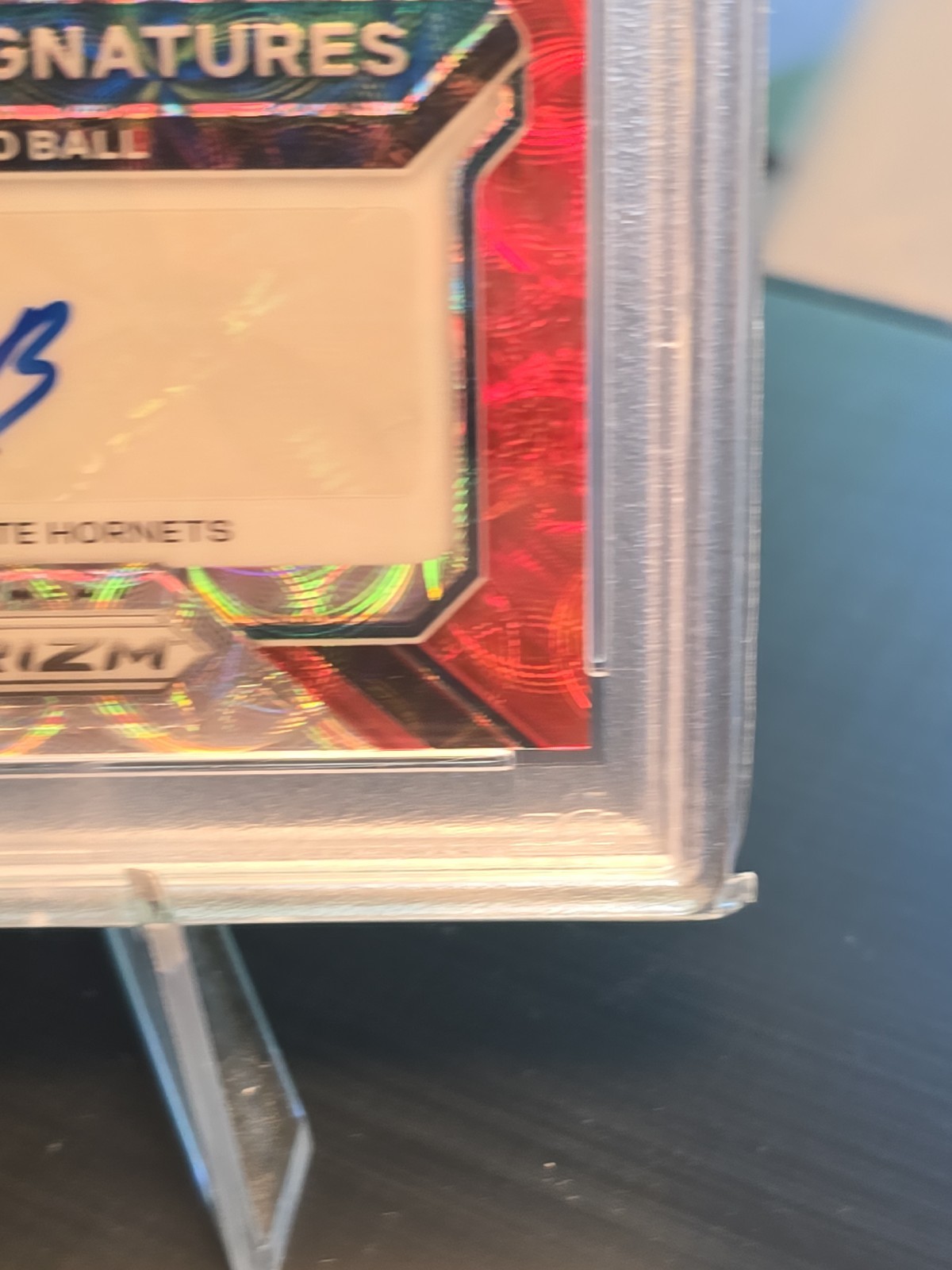 2020-21 Panini Prizm LaMelo Ball Rookie Red Prizm Autograph PSA 10 π₯π₯ view 5