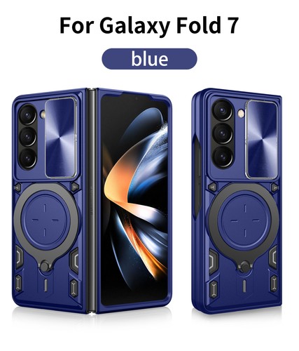 Para Samsung Galaxy Z Fold6 Fold7 Fold5 Cubierta Antigolpes Anillo Magnético Soporte Estuche - Imagen 9 de 17