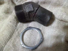 John Deere 216 300 K341 Exhaust Elbow Nipple EXCELLENT Not Available From Dealer