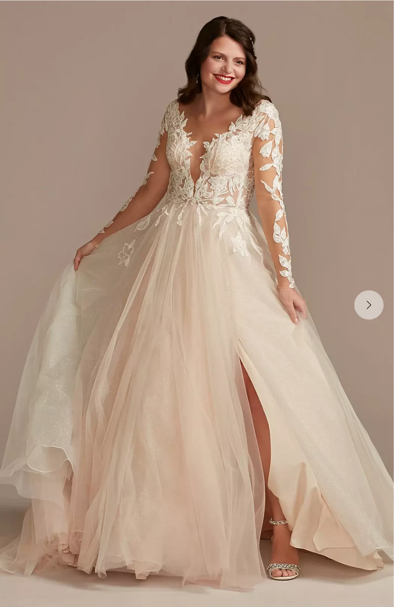 sheer beaded bodice lace wedding dress galina signature IVORY BEADED LACE PENCIL DRESS | CULT MIA