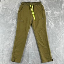 FIGS High Waisted Yola Scrub Pants, Women's S, Green Medical W22SW2013