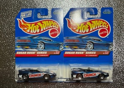 95 CAMARO HOT WHEELS SUGAR RUSH SERIES NESTLE CRUNCH CANDY BAR LOT OF 2