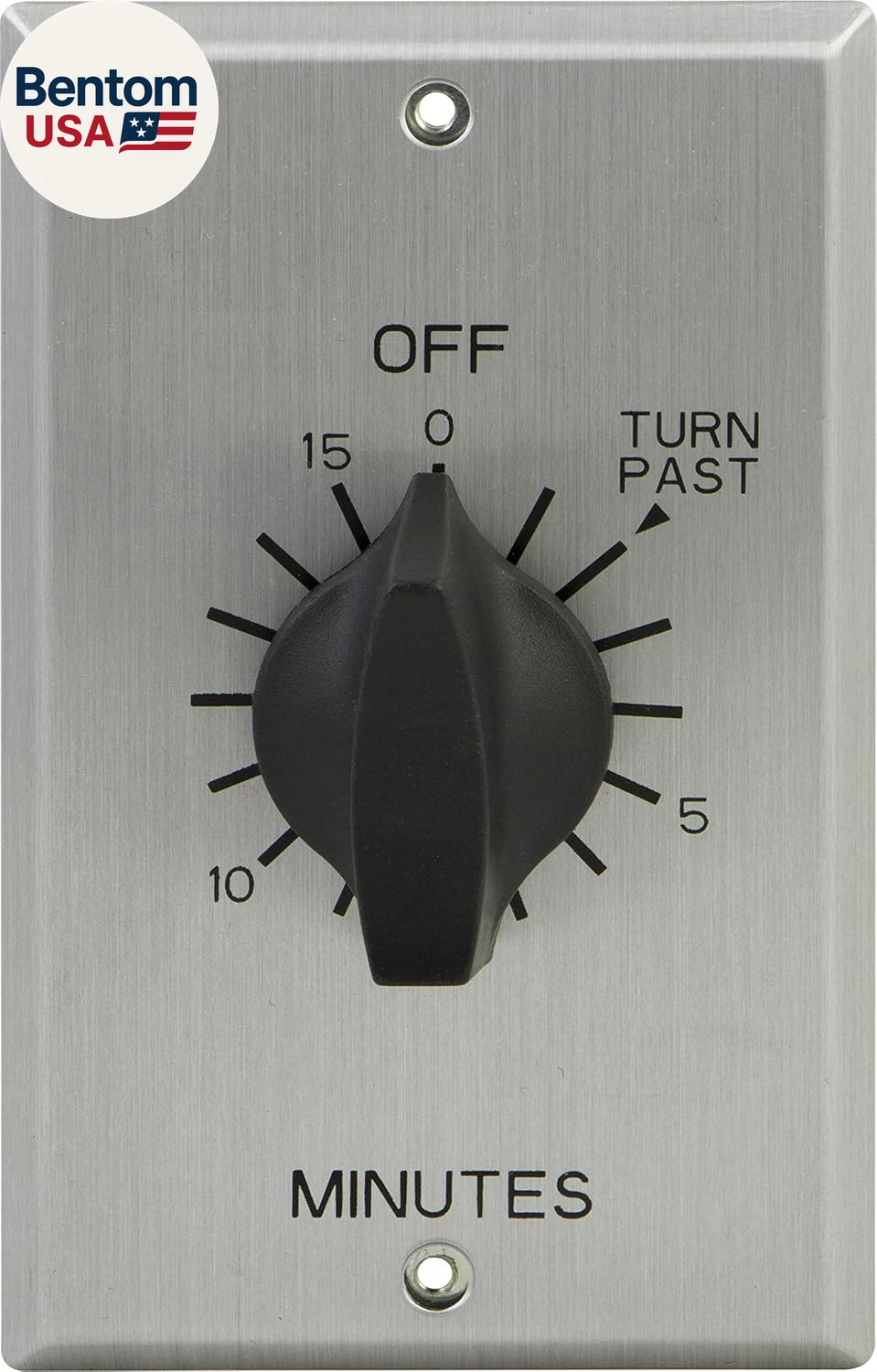 GE In-Wall Mechanical Countdown Timer Switch, Spring Wound, up to 15 Minutes, 1-