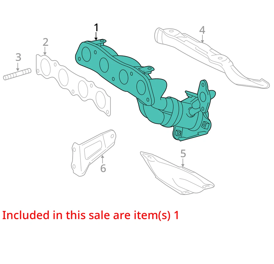 Colector de escape turbocompresor Lexus Ct200h 2011-2017 con turbocompresor JWGJ6 Foto 3 de 4