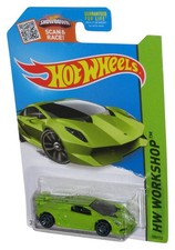 Hot Wheels HW Workshop 2013 Green Lamborghini Sesto Elemento Car 198/250