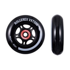 Rollerex VXT500 Inline Skate Wheels 2-Pack Optional Bearings, Spacers a