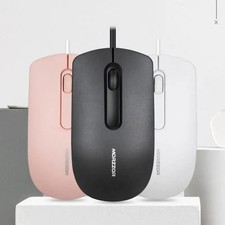 New Wired Mouse USB Optical Mouse Light Scroll Wheel Mice 1200DPI USB Mute Mouse