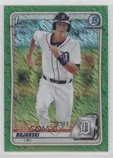 2020 Bowman Chrome Prospects Green Shimmer Refractor 74/99 Ulrich Bojarski 0s55