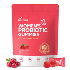 VivoNu Cranberry Probiotic Gummies  Targeting Body Odor, Women's Health, and Bo