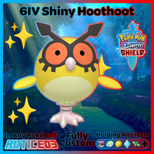 ✨ Shiny Hoothoot 6IV ✨ Pokemon Sword & Shield 🚀 Fast 🚀