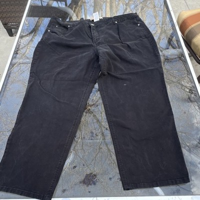 Just My Size Women's Very Black Denim Jeans Stretch Straight Classic 5-Pocket