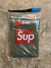 Supreme Boxer Brief Olive Green 2 Pack Brand New in Bag Sz M