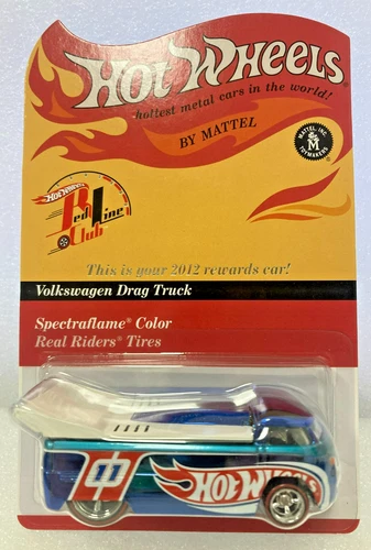 Hot Wheels 2012 1646/6655 RLC Volkswagen Drag Truck w/Case New Red Line Club