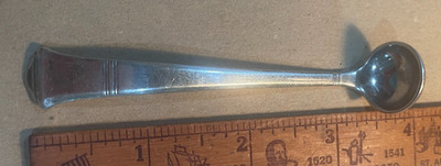 TIFFANY & CO. 20.0g SALT/SUGAR SPOON? STERLING SILVER...80.00