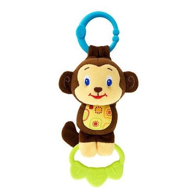 Bright Starts Pull & Shake Activity Toy - Elephant/Monkey (1