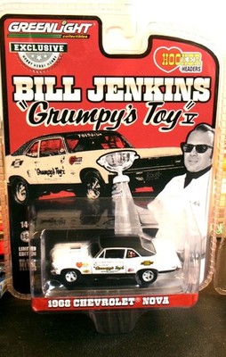  BILL JENKINS GRUMPYS TOY V 1968 CHEVY NOVA SS NHRA DRAG STRIP SUPER STOCK MIP