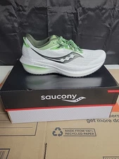 Saucony Men's Triumph 21 Running Shoes White/Umbra, Size 8.5 US. New
