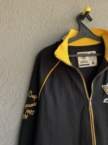 Pittsburgh Penguin Stanley Cup Zip Up Jacket Embroidered M - Picture 5 of 18