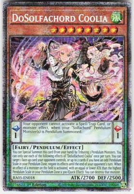 DoSolfachord Coolia Starlight Rare RA05-EN018 Yugioh