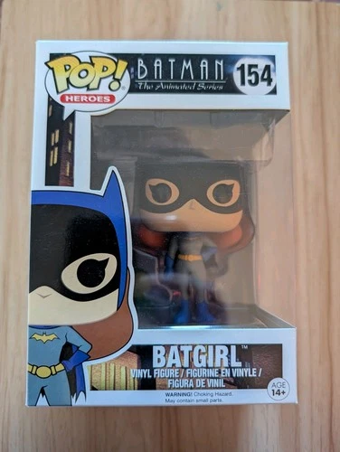 Funko Pop Batgirl #154 Vinyl Figure Batman Animated Series Collectible