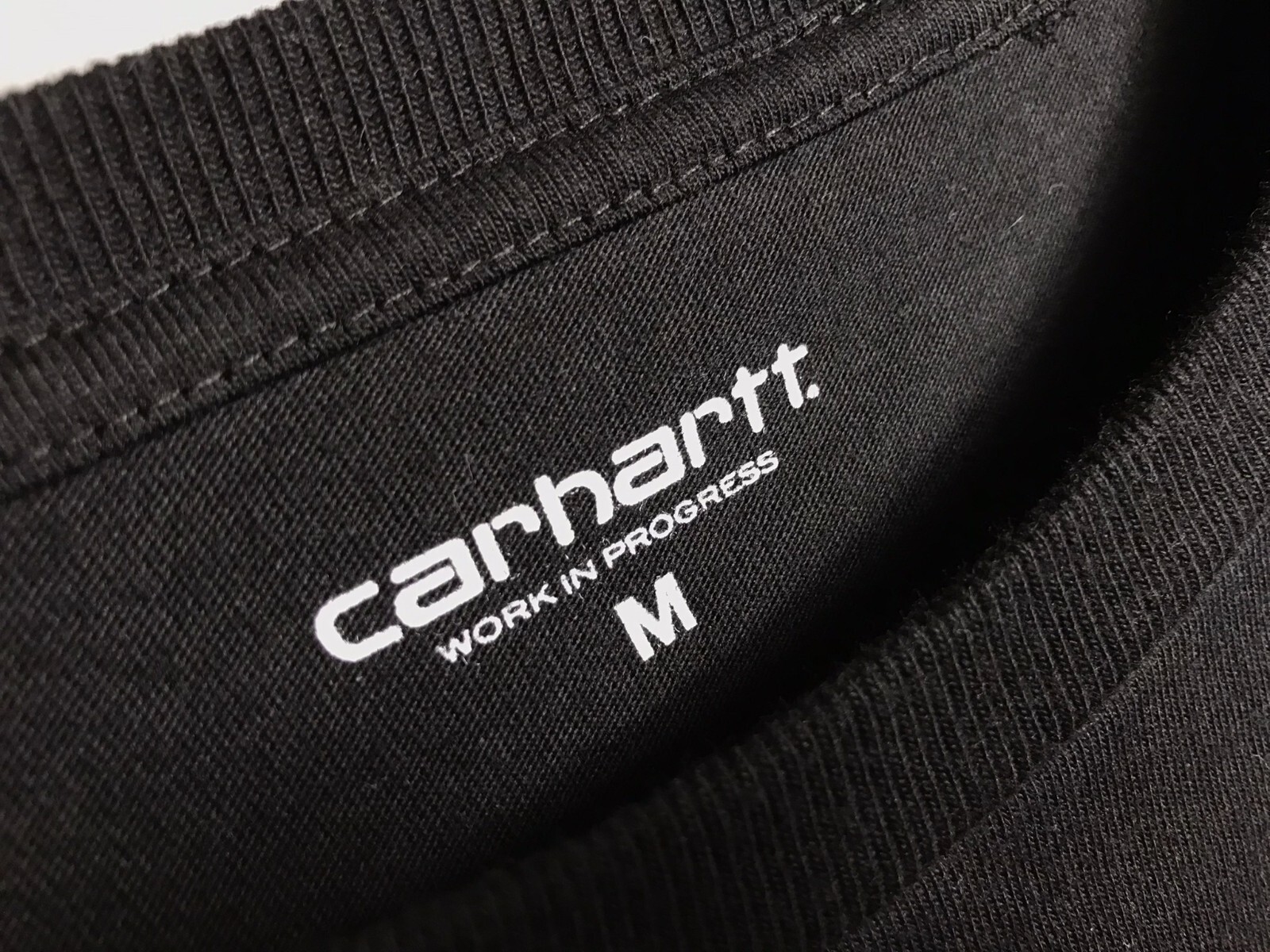 Carhartt WIP x Heron Preston Embroidered Long Sleeve Sweatshirt Black Mens Sz M image 3