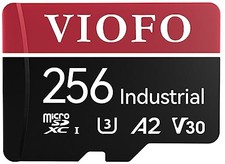 256GB Industrial Grade microSD Card, U3 A2 V30 High VIOFO 256GB microSD Card